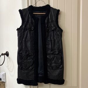 Neil Barrett Lamb leather vest